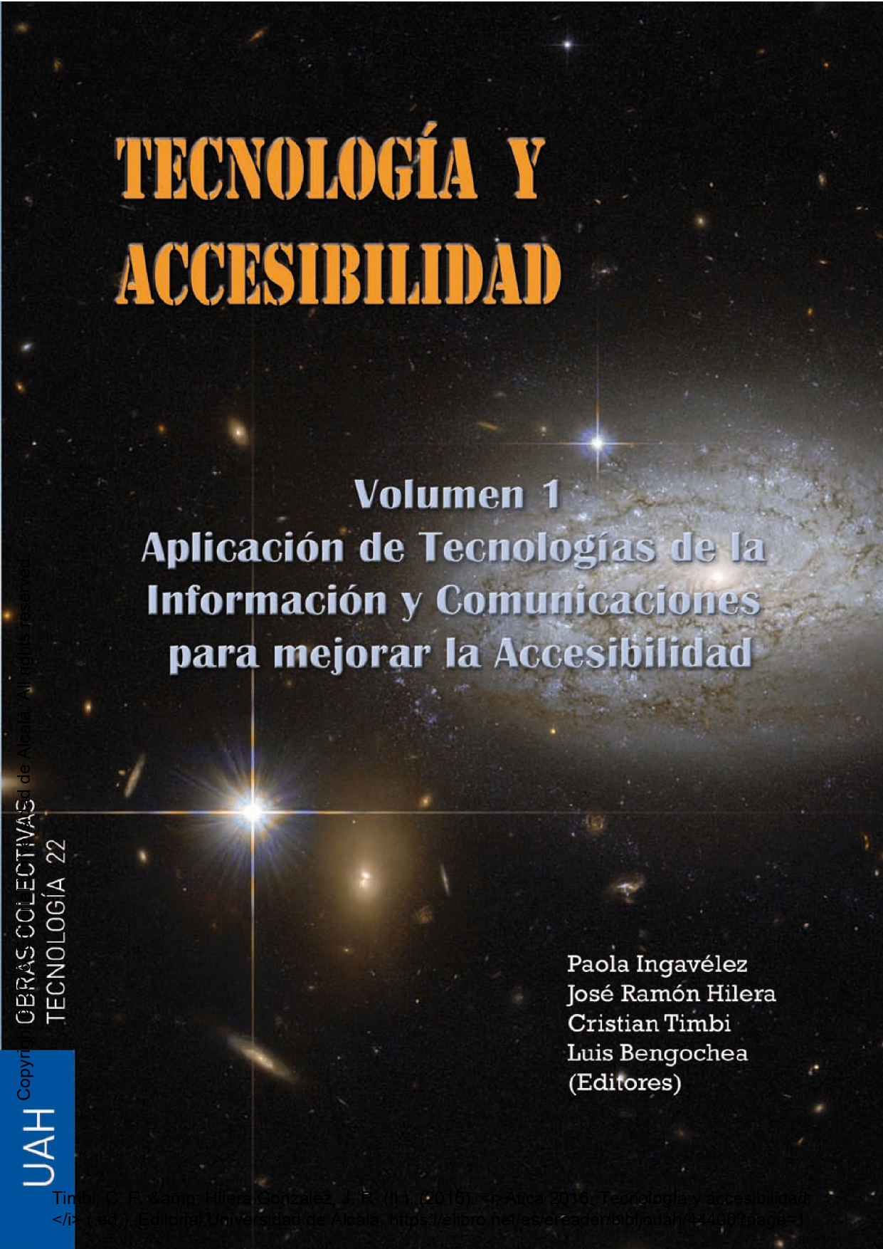Imagen de portada del libro Tecnología y accesibilidad: [ATICA 2016]