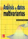 Imagen de portada del libro Análisis de datos multivariantes