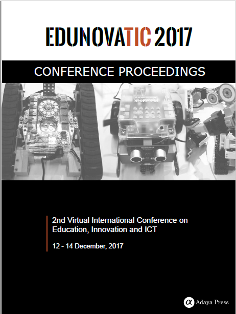 Imagen de portada del libro Edunovatic 2017. Conference proceedings