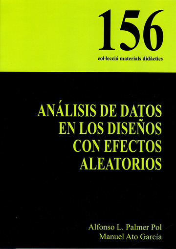 Imagen de portada del libro Análisis de datos en los diseños con efectos aleatorios