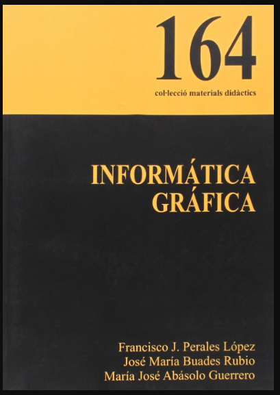 Imagen de portada del libro Informática gráfica
