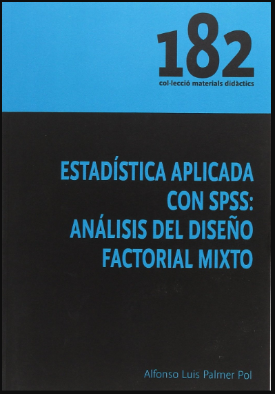 Imagen de portada del libro Estadística aplicada con SPSS