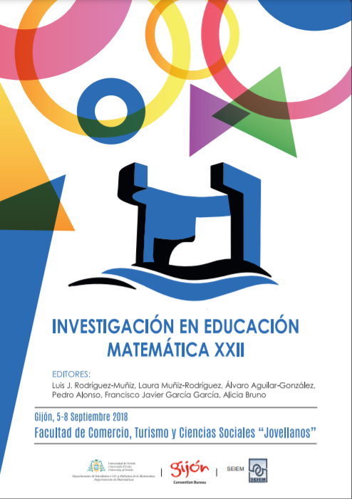 Imagen de portada del libro Investigación en Educación Matemática XXII