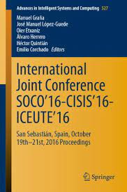 Imagen de portada del libro International Joint Conference SOCO’16-CISIS’16-ICEUTE’16
