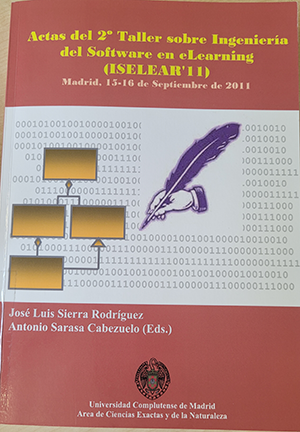 Imagen de portada del libro Actas del 2º Taller sobre Ingeniería del Software en e-learning (ISELEAR'11)