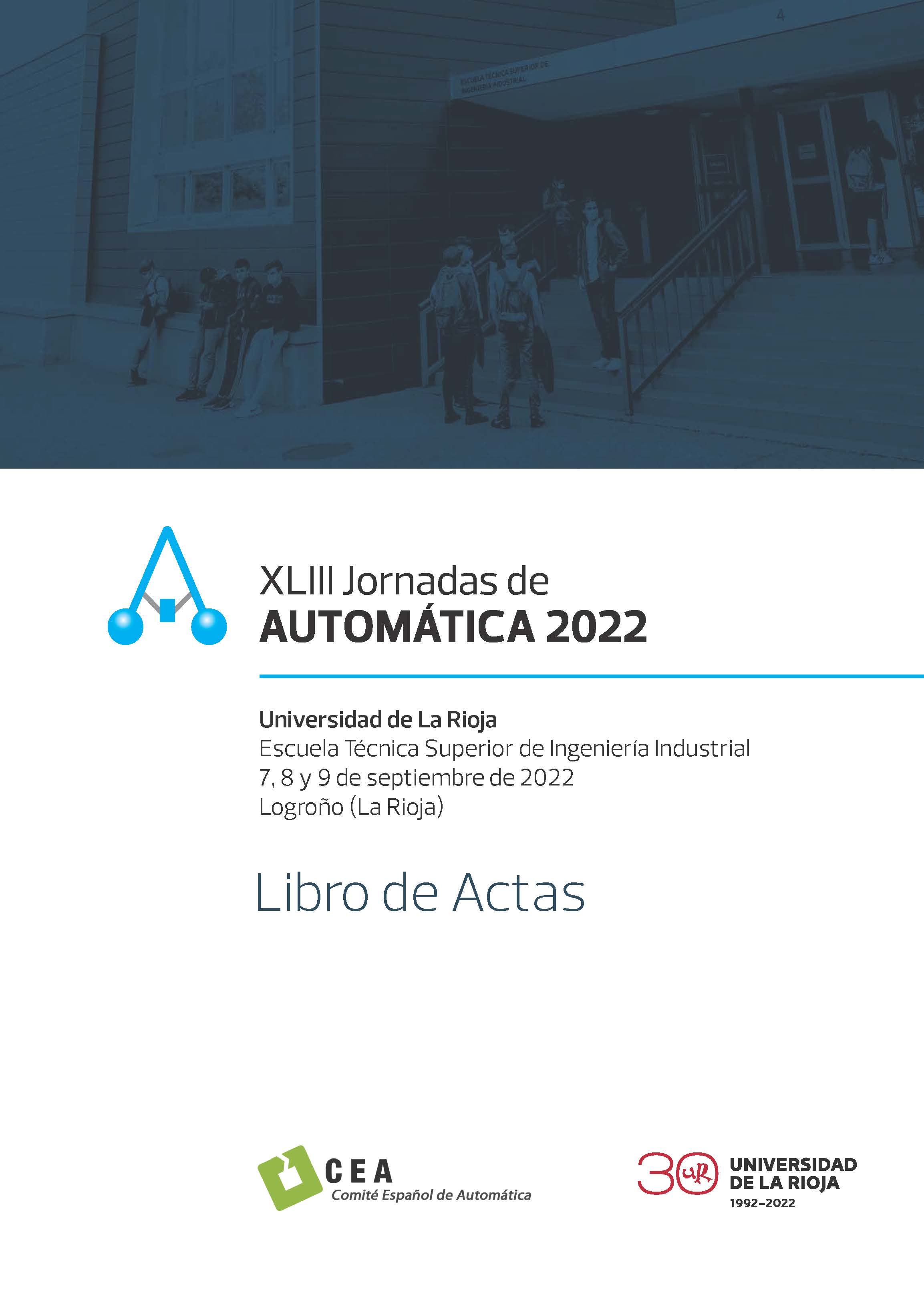 Imagen de portada del libro XLIII Jornadas de Automática