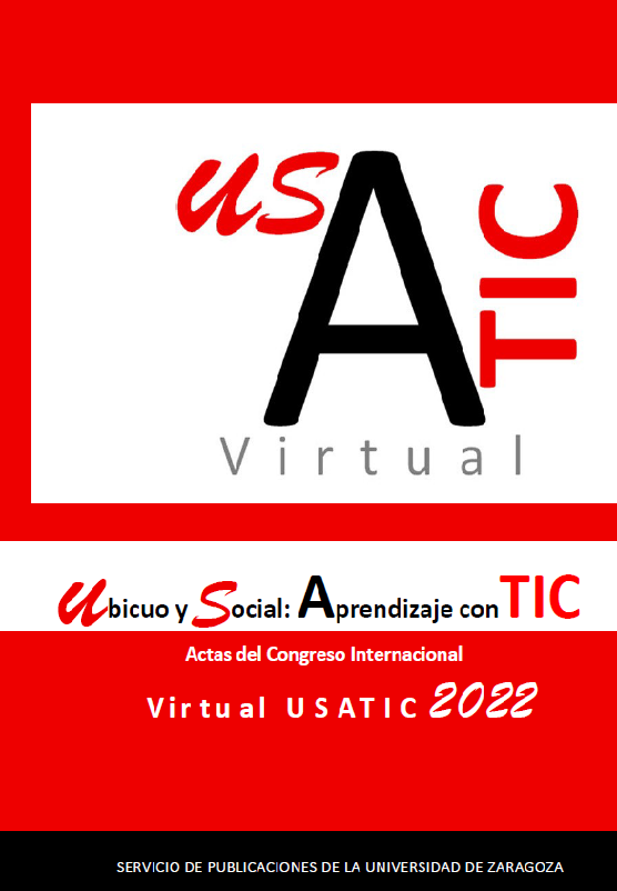 Imagen de portada del libro Actas del Congreso Internacional Virtual USATIC 2022. Ubicuo y Social: Aprendizaje con TIC