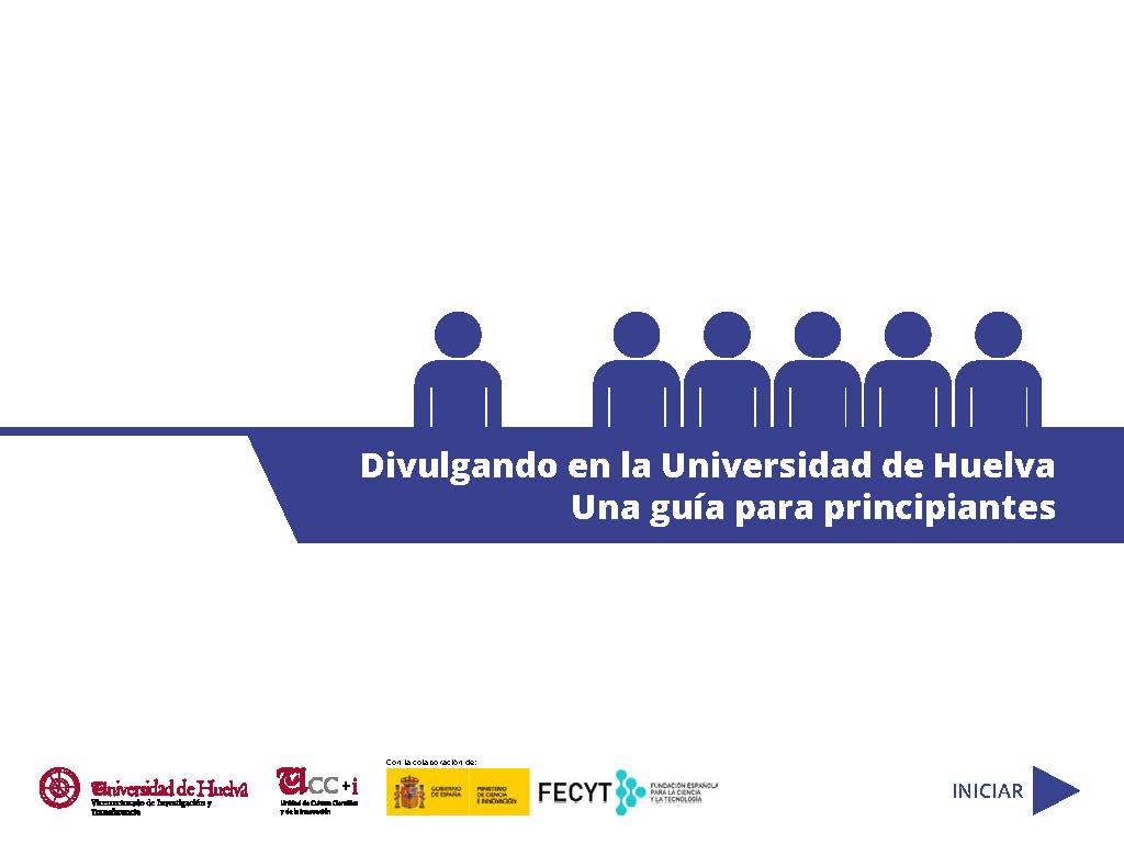 Imagen de portada del libro Divulgando en la Universidad de Huelva