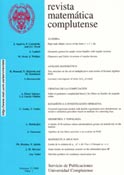 Imagen de portada de la revista Revista matemática de la Universidad Complutense de Madrid