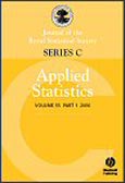 Imagen de portada de la revista Journal of the Royal Statistical Society. Series C, Applied Statistics