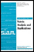 Imagen de portada de la revista SIAM journal on matrix analysis and applications