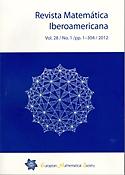 Imagen de portada de la revista Revista matemática iberoamericana