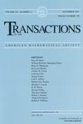 Imagen de portada de la revista Transactions of the American Mathematical Society