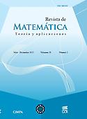 Imagen de portada de la revista Revista de Matemática