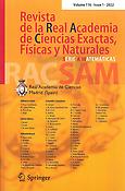 Imagen de portada de la revista Revista de la Real Academia de Ciencias Exactas, Físicas y Naturales. Serie A