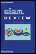Imagen de portada de la revista SIAM Review