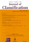 Imagen de portada de la revista Journal of classification