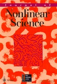Imagen de portada de la revista Journal of nonlinear science