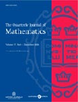 Imagen de portada de la revista Quarterly journal of mathematics