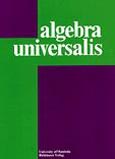 Imagen de portada de la revista Algebra universalis